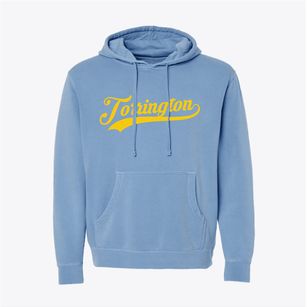Torrington Connecticut Vintage Team Pigment-Dyed Hoodie