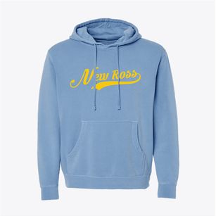 New Ross Indiana Vintage Team Pigment-Dyed Hoodie