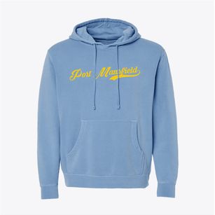 Port Mansfield Texas Vintage Team Pigment-Dyed Hoodie