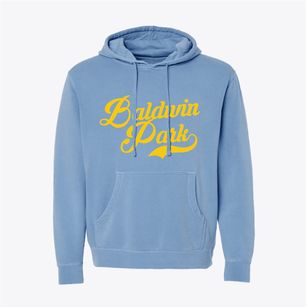 Baldwin Park Missouri Vintage Team Pigment-Dyed Hoodie