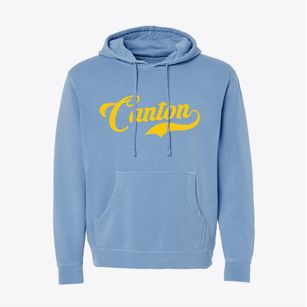 Canton Connecticut Vintage Team Pigment-Dyed Hoodie