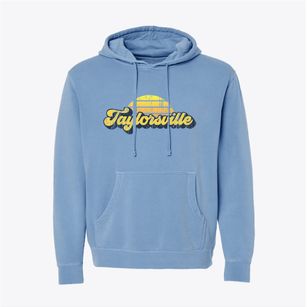 Taylorsville Utah Sublime Sunset Pigment-Dyed Hoodie