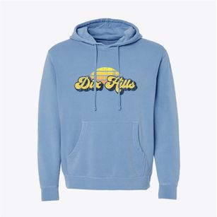 Dix Hills New York Sublime Sunset Pigment-Dyed Hoodie