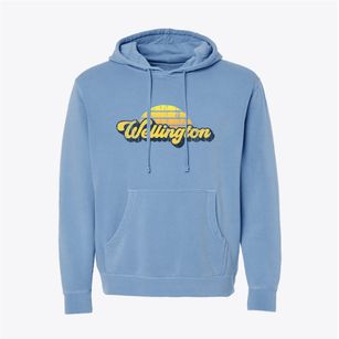 Wellington Kentucky Sublime Sunset Pigment-Dyed Hoodie