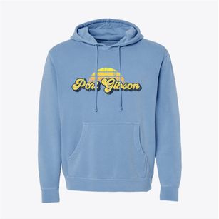Port Gibson New York Sublime Sunset Pigment-Dyed Hoodie