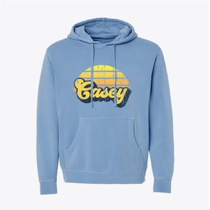 Casey Iowa Sublime Sunset Pigment-Dyed Hoodie