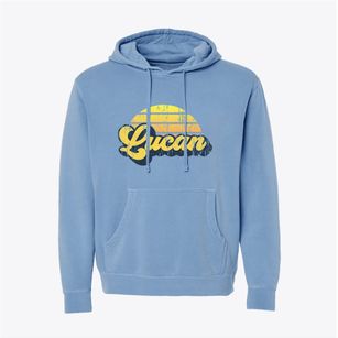 Lucan Minnesota Sublime Sunset Pigment-Dyed Hoodie
