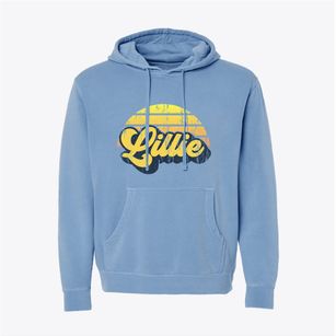 Lillie Louisiana Sublime Sunset Pigment-Dyed Hoodie