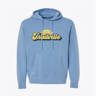 Fruitville Florida Sublime Sunset Pigment-Dyed Hoodie