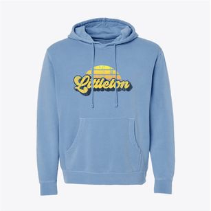 Littleton Massachusetts Sublime Sunset Pigment-Dyed Hoodie