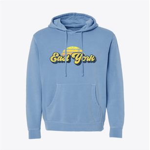 East York Pennsylvania Sublime Sunset Pigment-Dyed Hoodie
