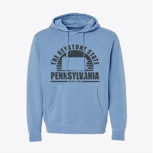  Pennsylvania Sunset Pigment-Dyed Hoodie
