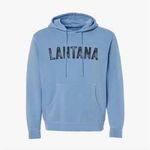 Lantana Florida Timeless Retro Pigment-Dyed Hoodie
