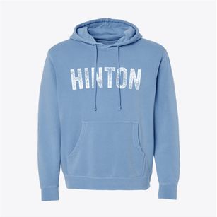 Hinton Iowa Timeless Retro Pigment-Dyed Hoodie