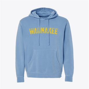 Waunakee Wisconsin Timeless Retro Pigment-Dyed Hoodie