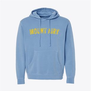 Mount Airy North Carolina Timeless Retro Pigment-Dyed Hoodie