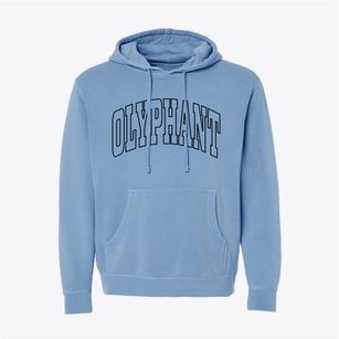 Olyphant Pennsylvania Trendy Block Pigment-Dyed Hoodie