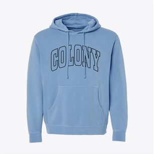 Colony Alabama Trendy Block Pigment-Dyed Hoodie