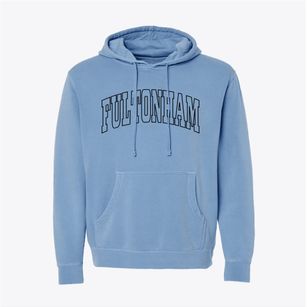 Fultonham Ohio Trendy Block Pigment-Dyed Hoodie