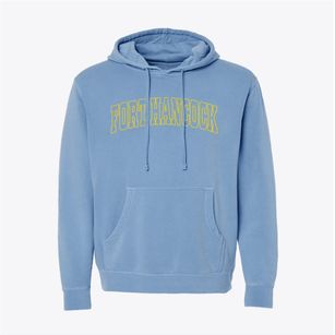 Fort Hancock Texas Trendy Block Pigment-Dyed Hoodie