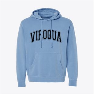 Viroqua Wisconsin Varsity Pigment-Dyed Hoodie