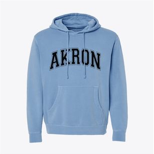 Akron Pennsylvania Varsity Pigment-Dyed Hoodie