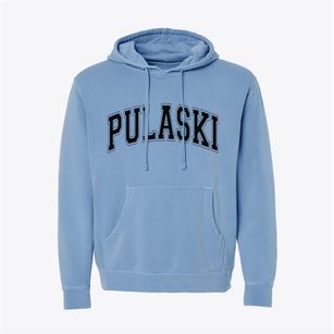 Pulaski Wisconsin Varsity Pigment-Dyed Hoodie