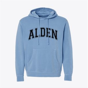 Alden Wisconsin Varsity Pigment-Dyed Hoodie