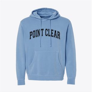 Point Clear Alabama Varsity Pigment-Dyed Hoodie