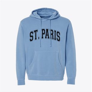 St. Paris Ohio Varsity Pigment-Dyed Hoodie