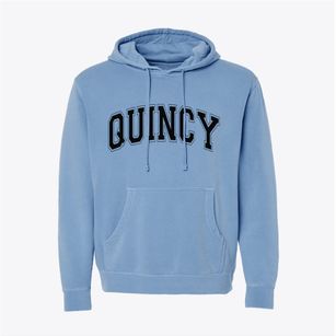 Quincy Wisconsin Varsity Pigment-Dyed Hoodie