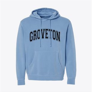 Groveton Texas Varsity Pigment-Dyed Hoodie