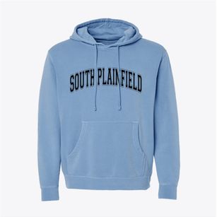 South Plainfield New Jersey Varsity Pigment-Dyed Hoodie