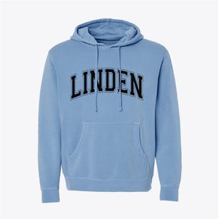 Linden Tennessee Varsity Pigment-Dyed Hoodie