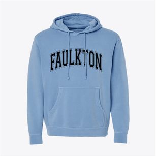 Faulkton South Dakota Varsity Pigment-Dyed Hoodie