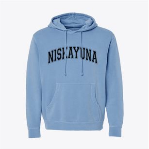 Niskayuna New York Varsity Pigment-Dyed Hoodie