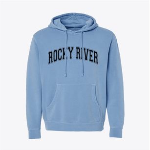 Rocky River Ohio Varsity Pigment-Dyed Hoodie