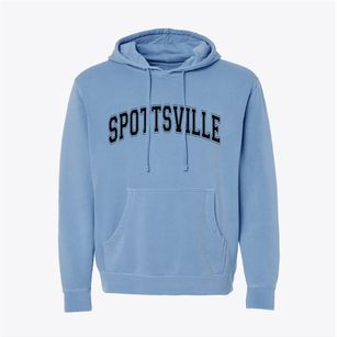 Spottsville Kentucky Varsity Pigment-Dyed Hoodie