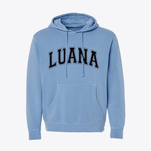 Luana Iowa Varsity Pigment-Dyed Hoodie