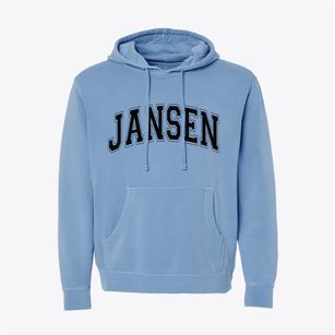 Jansen Colorado Varsity Pigment-Dyed Hoodie