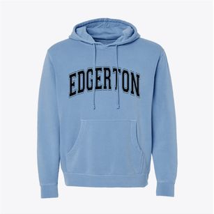 Edgerton Wyoming Varsity Pigment-Dyed Hoodie