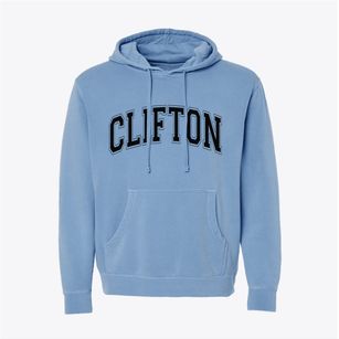 Clifton Ohio Varsity Pigment-Dyed Hoodie