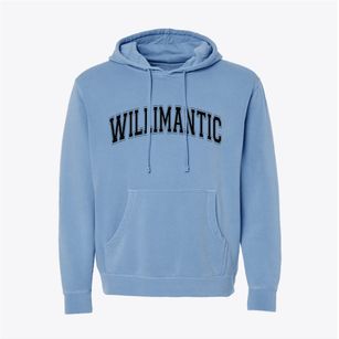 Willimantic Maine Varsity Pigment-Dyed Hoodie