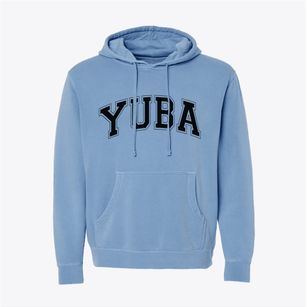 Yuba Wisconsin Varsity Pigment-Dyed Hoodie