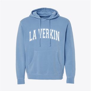 La Verkin Utah Varsity Pigment-Dyed Hoodie