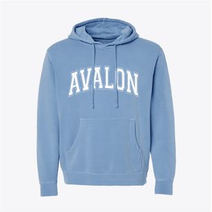 Avalon New Jersey Varsity Pigment-Dyed Hoodie