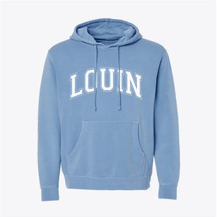 Louin Mississippi Varsity Pigment-Dyed Hoodie
