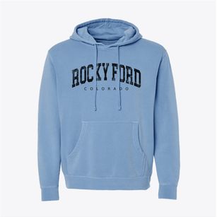 Rocky Ford Colorado Urban Vibe Pigment-Dyed Hoodie