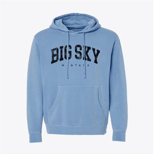 Big Sky Montana Urban Vibe Pigment-Dyed Hoodie