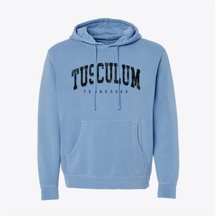 Tusculum Tennessee Urban Vibe Pigment-Dyed Hoodie